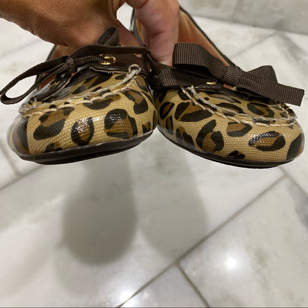 Sperry Leopard Print Size 7.5 - image 5